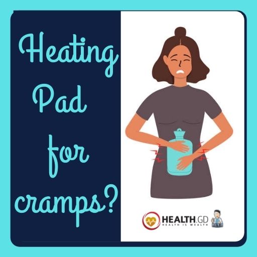 What does a heating pad do for cramps