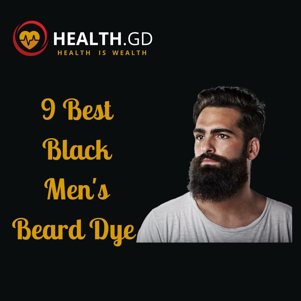black men's beard dye