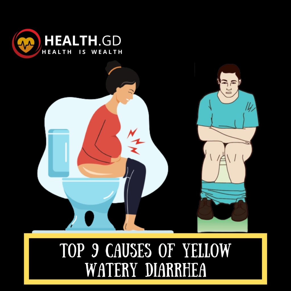 yellow watery diarrhea