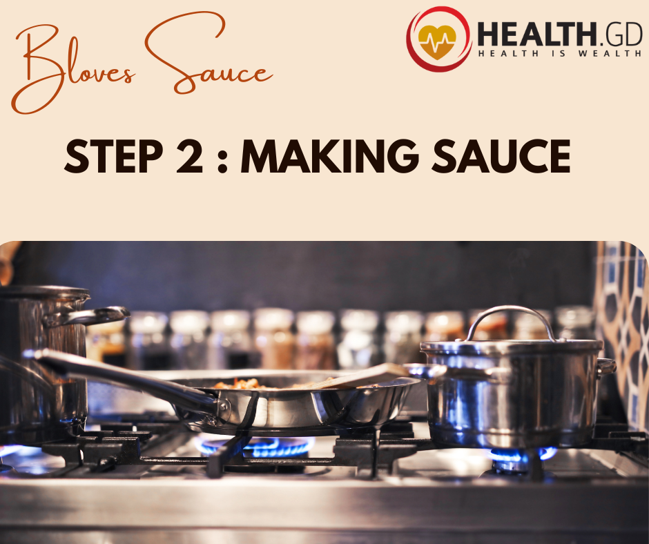 Bloves sauce making sauce