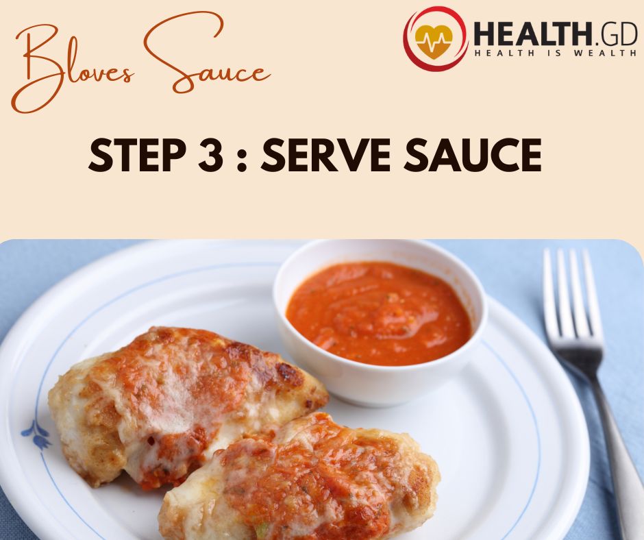 Bloves sauce serve sauce