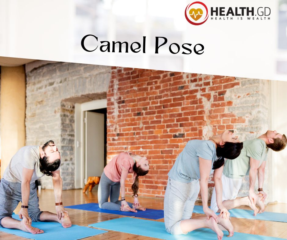 Four Person Yoga Camel Pose
